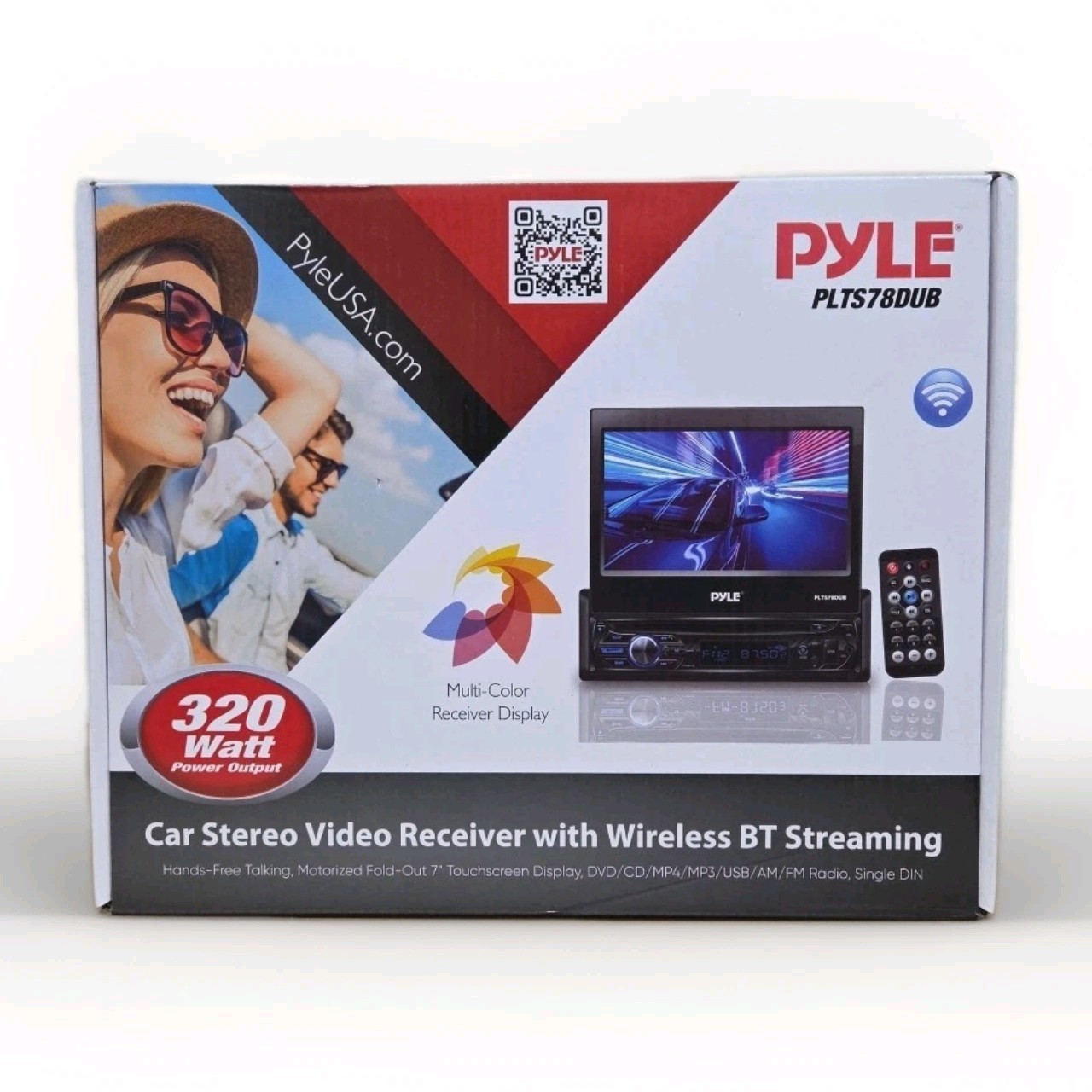 Pyle Single DIN 7″ Touchscreen Bluetooth Stereo CD/DVD Receiver