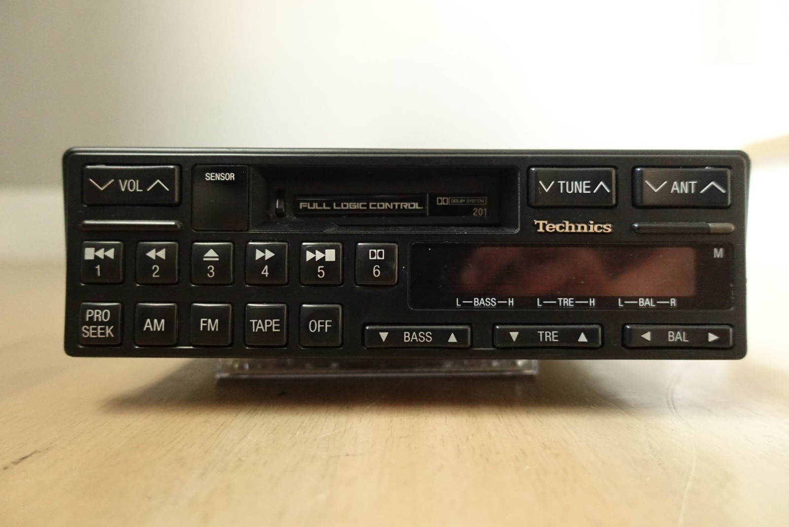 Technics for Mercedes Car. Model J201. Cassette/Bluetooth player. Classic Design
