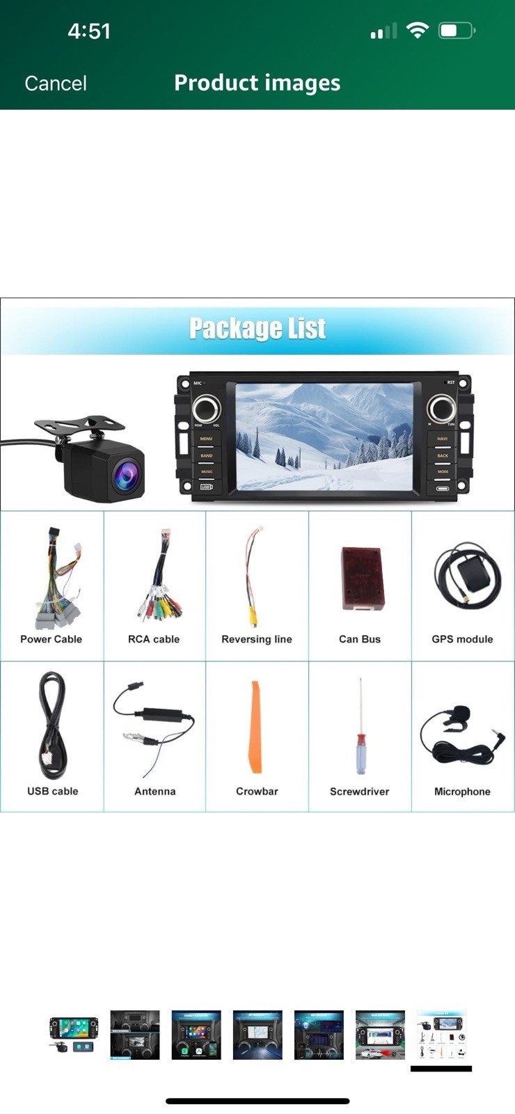 Android 12 Car Stereo For Jeep Wrangler Dodge RAM Avenger Challenger Chrysler