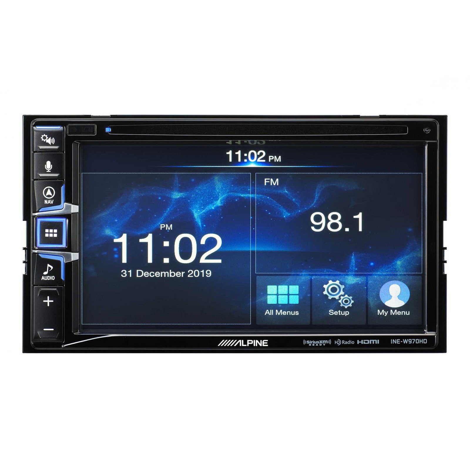Alpine INE-W970HD CD/DVD GPS Receiver + PAC RPK4-CH4102 Kit for Dodge Durango