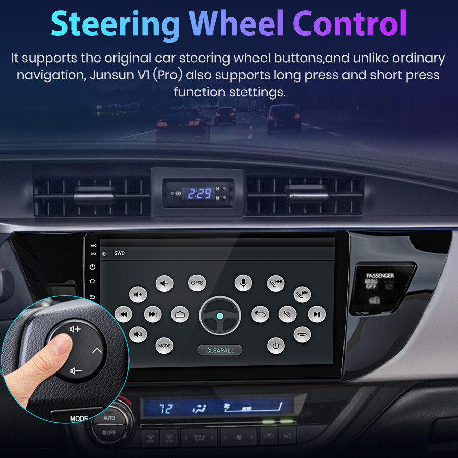 ANDROID 15 FOR TOYOTA COROLLA 2014-2016 32GB CAR STEREO RADIO GPS PLAYER CARPLAY