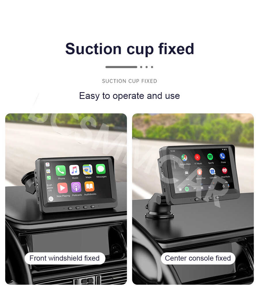 Car Stereo Touch Screen Radio Bluetooth FM Multimedia Player Audio For Carplay
