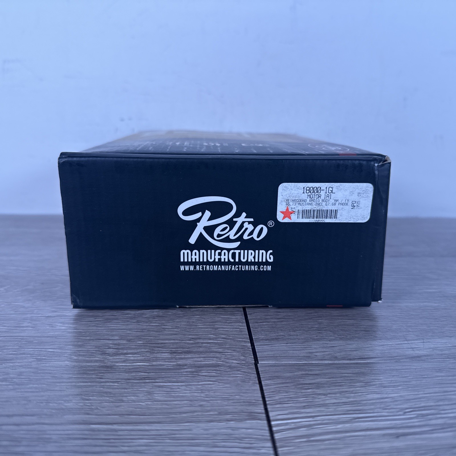 New! Retro Sound Motor 1A 18 Watts x4 Built In Amp Classic Style Car Stereo