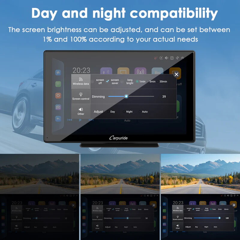 Carpuride 2+32G 9″Touchscreen Apple Carplay Car Stereo Android Auto Apps Install