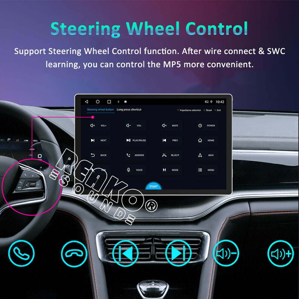 13.1”Android 13 8 CORE 4+64G Car stereo Headunit DSP Apple Carplay QLED Screen