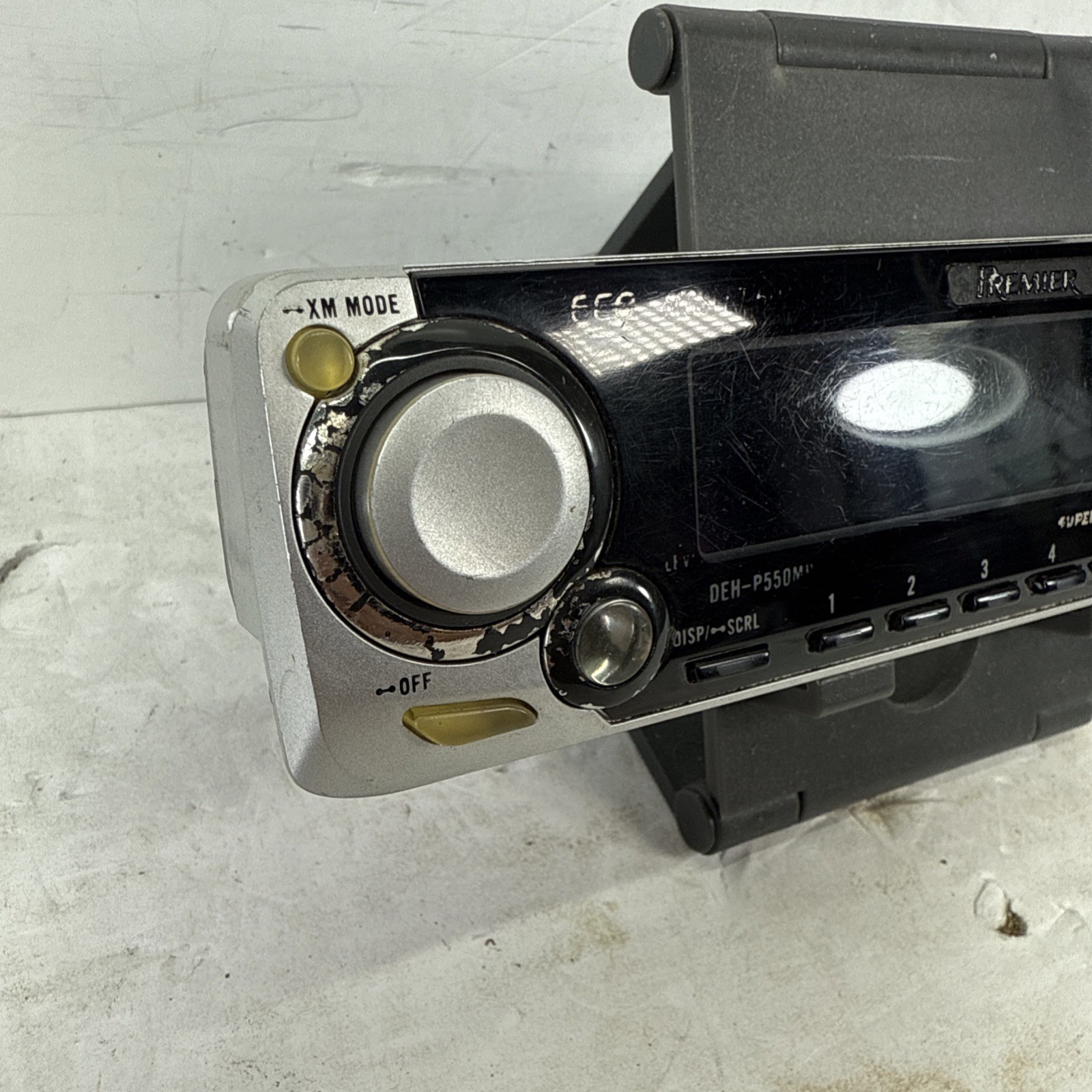 RARE Pioneer Premier DEH-P550MP Old School Stereo ( FACEPLATE ONLY )