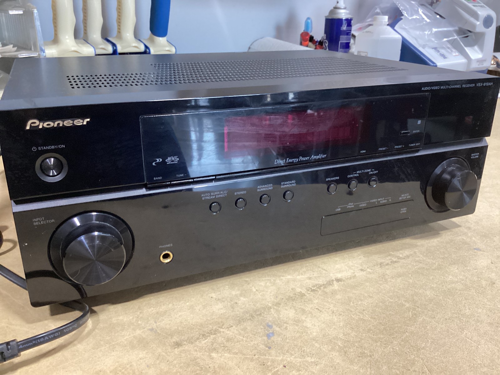 Pioneer VSX-919AH A/V Multichannel Receiver | Tested – No Remote