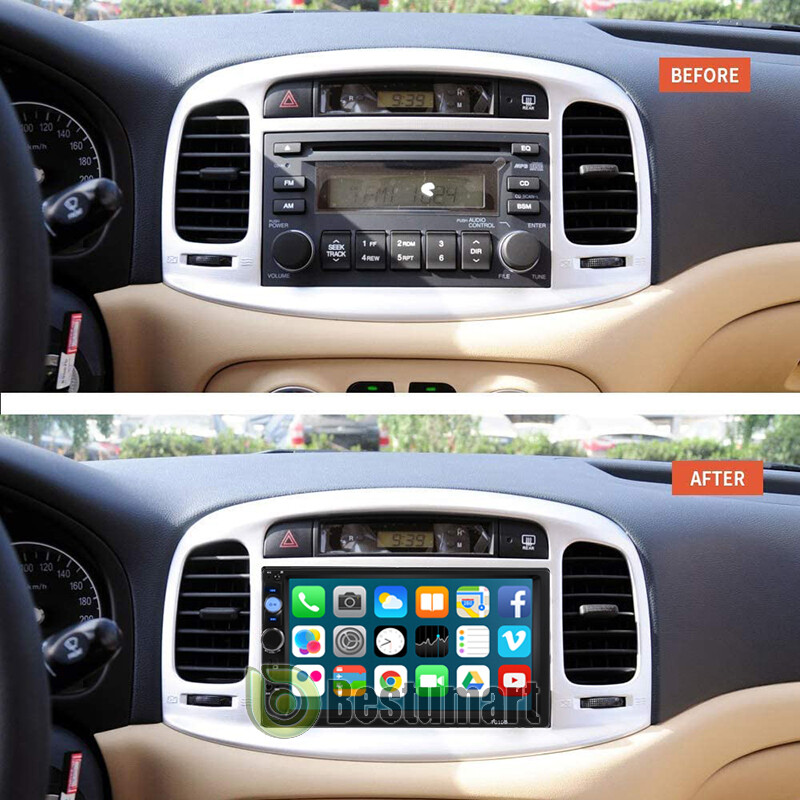 7” Double 2Din Android 12 Car Radio GPS WIFI BT Carplay Touch Screen Stereo+Cam