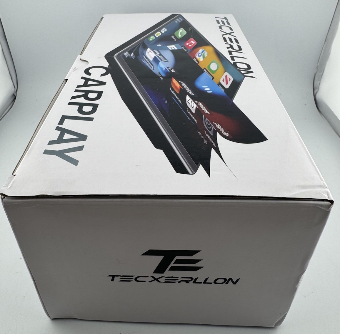 TECXERLLON 9″ Wireless Portable Carplay Screen & Android Auto Touch Screen Black