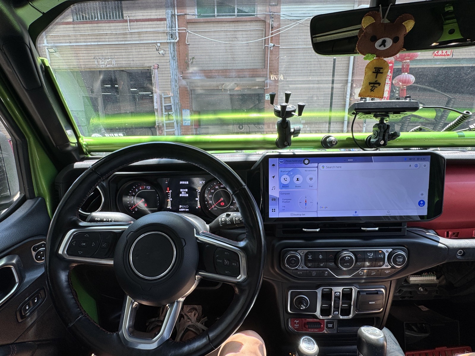 15″Car Radio For Jeep Wrangler Jl Gladiator 2018-2023 Gps Navigation Stereo 128G