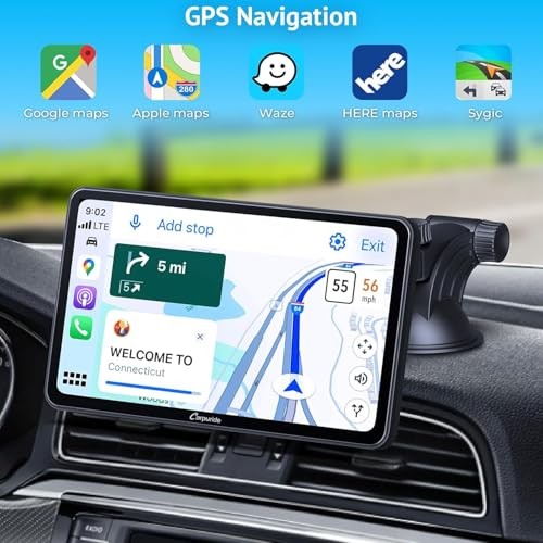 Portable Wireless CarPlay Screen for Car- 7 Inch Car Play Screen 7 inch