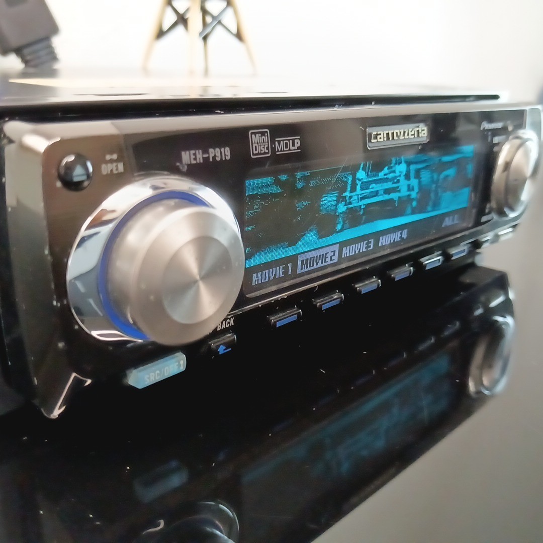 Pioneer Carrozzeria MEH-P919 1DIN Car Audio MD DSP SFC Bluetooth JDM Ships 1Day