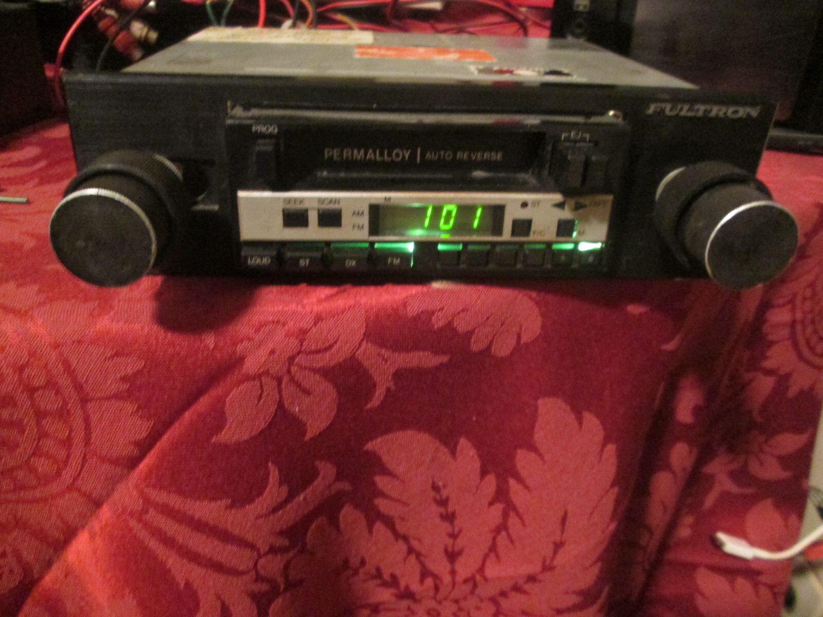 Fultron 16-7000 Cassette Deck Receiver VINTAGE 12V AS-IS Memphis Audio