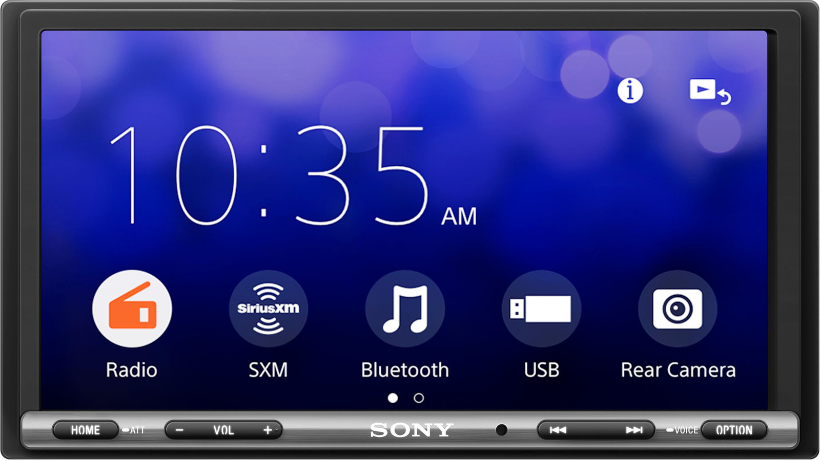 Sony – 6.95″ Android Auto and Apple CarPlay Bluetooth Digital Media Receiver …
