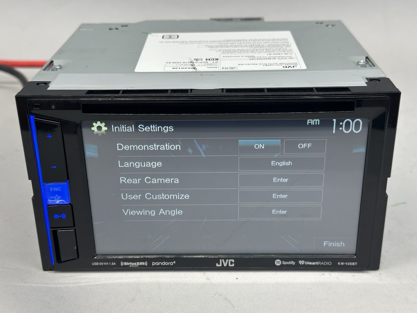 JVC KW-V25BT Double Din 6.2″ Multi-Media Radio Receiver