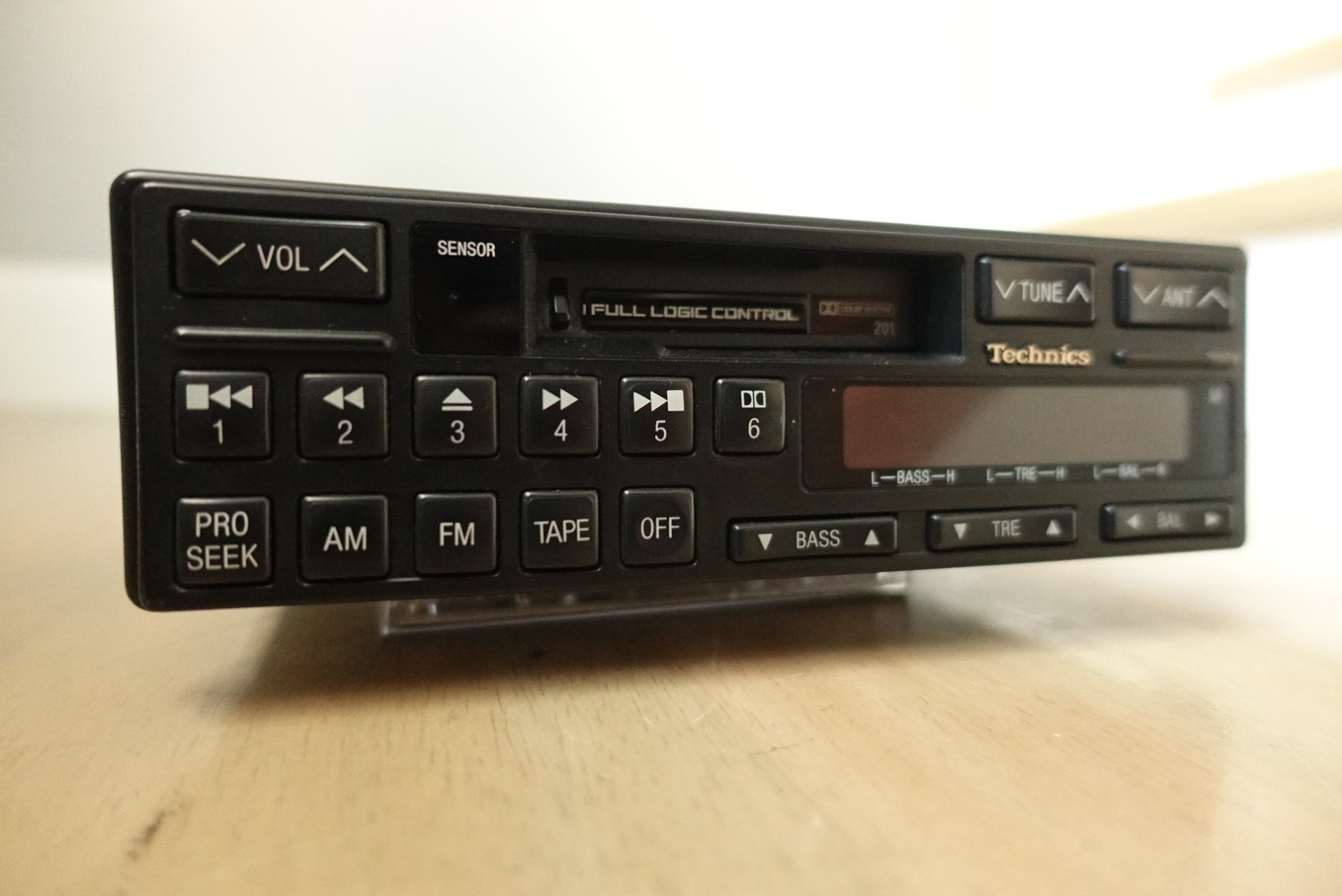 Technics for Mercedes Car. Model J201. Cassette/Bluetooth player. Classic Design
