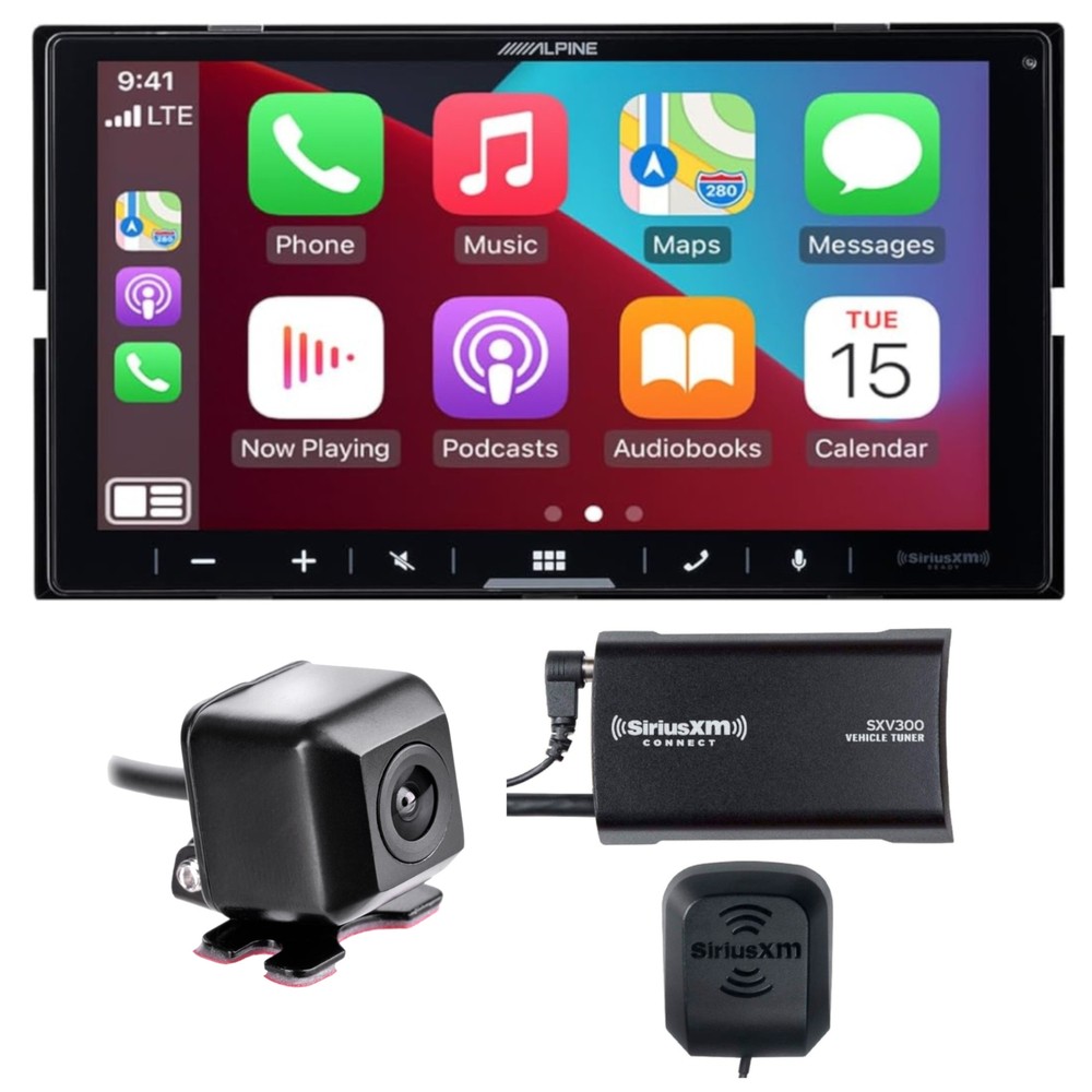 Alpine iLX-W670-M Digital Multimedia Receiver + SiriusXM Satellite Radio Tuner