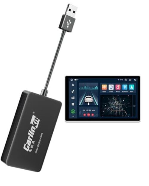 Wireless CarPlay & Wireless Android Auto,Built-in APK App,for Car with