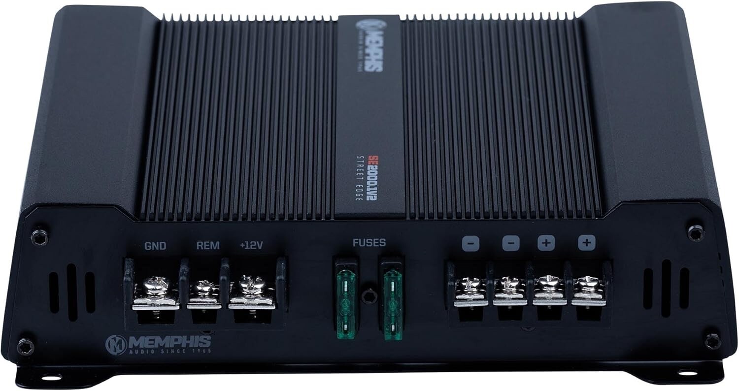 Memphis Audio SE3200.1V2 Street Edge 3200W MAX 800W RMS 1Ohm Monoblock Amplifier