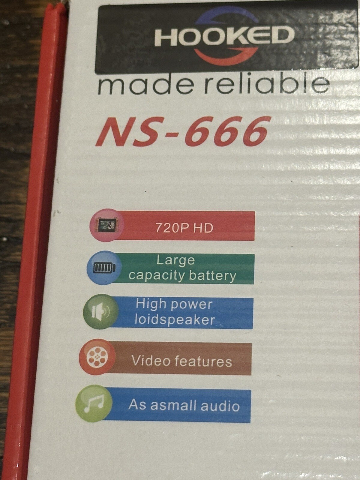 NNS Star Hooked NS-666 Wireless MP5 Player 4.3Inch 720P HD Display