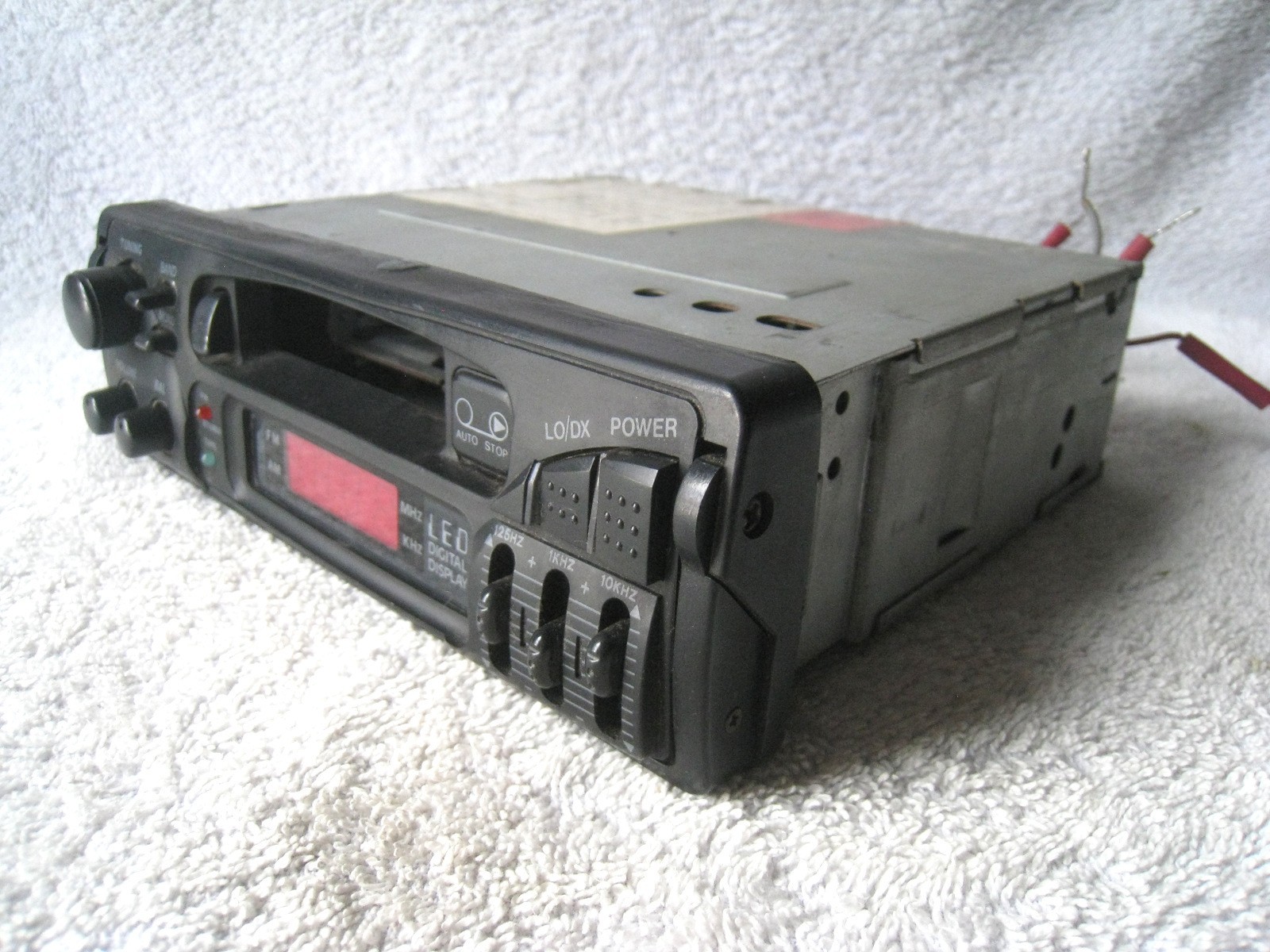 Vintage Unbranded Car Radio Cassette Stereo Deck (1980s)