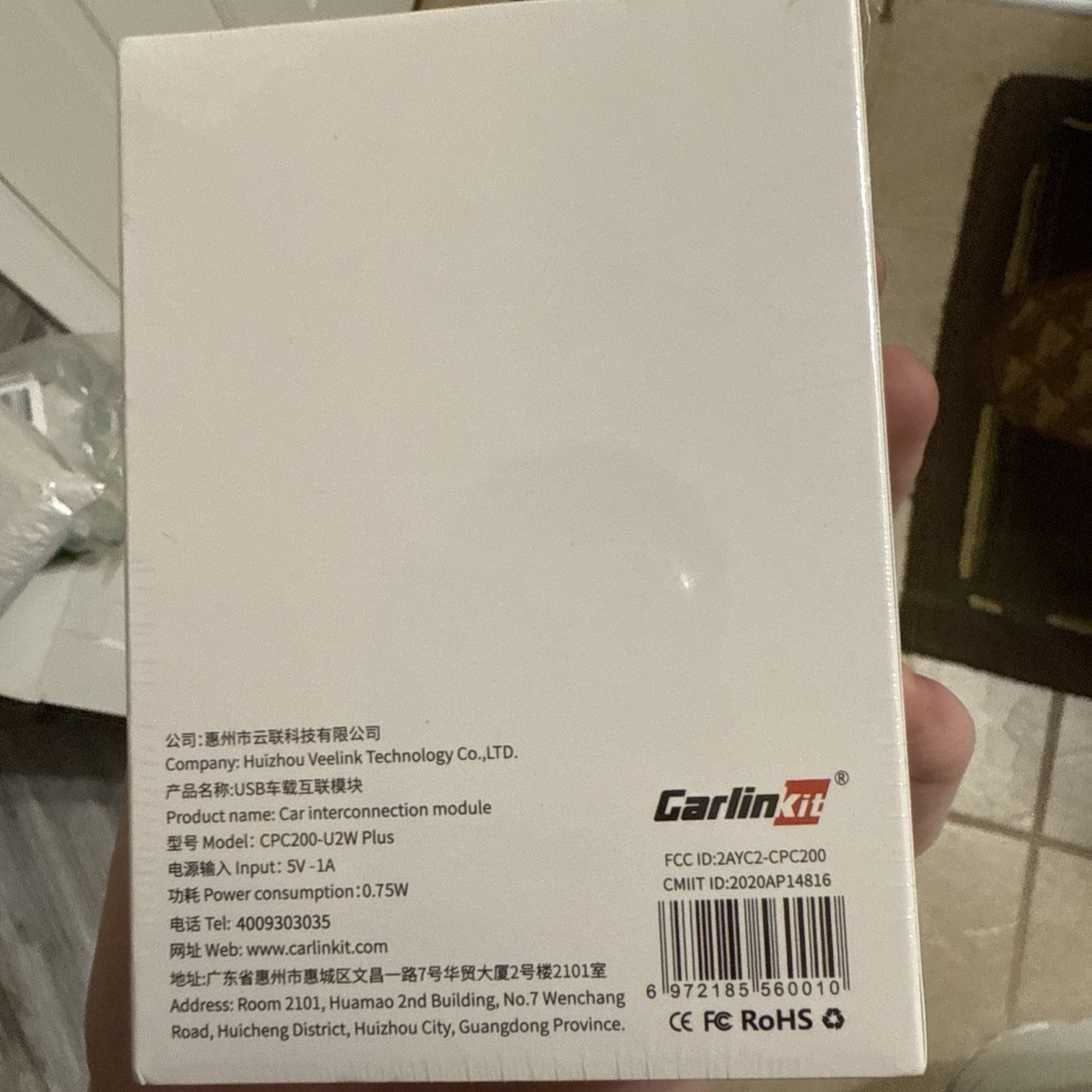 CarlinKit CPC200-U2W-Plus 3.0 Wireless CarPlay Adapter USB for Factory Wired