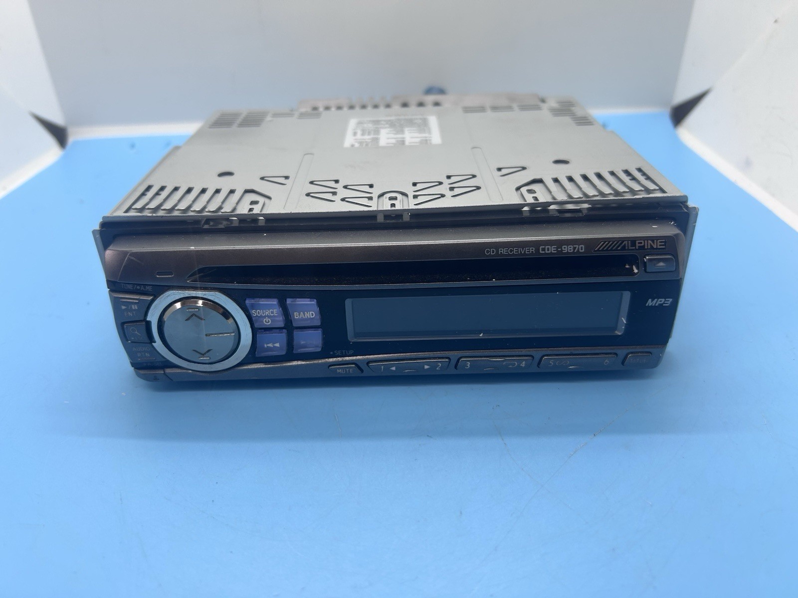 2006 Alpine CDE-9870 CD MP3 Player AM/FM Receiver with Chassis & Faceplate