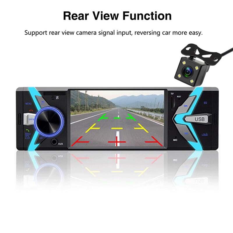 1 Din 4″ In-Dash USB/TFAU7X Car Stereo Radio Touch Screen Bluetooth Audio