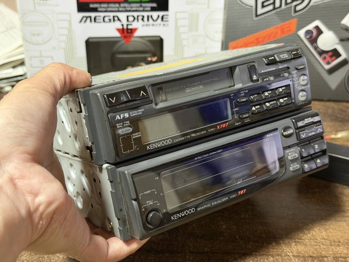 Kenwood KRC-X727 KGC-727 JDM Cassette Receiver Graphic Equalizer – Serviced