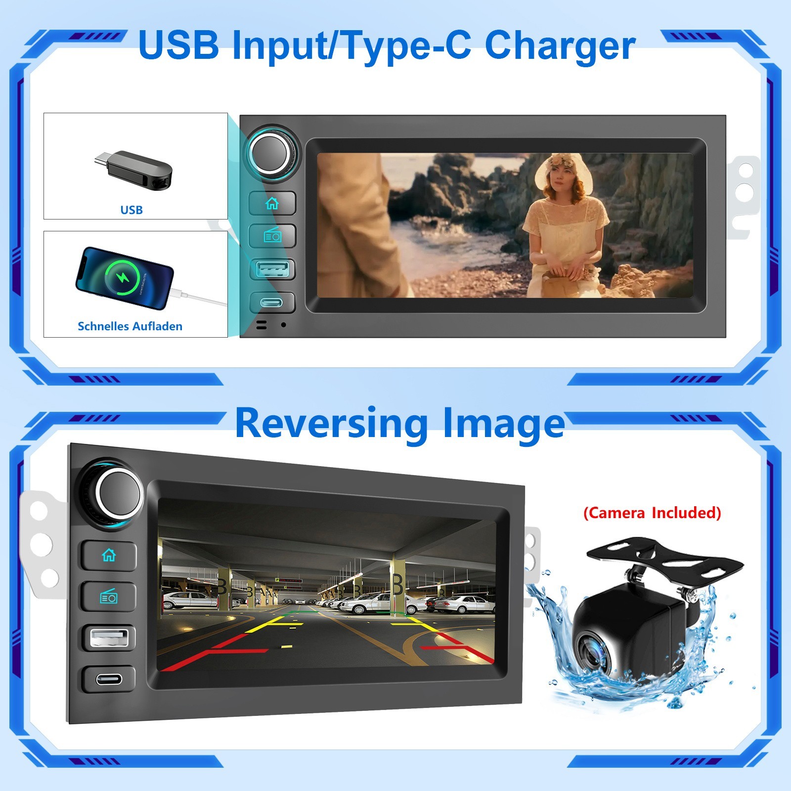 For GMC Chevy Cadillac 1995-2005 Apple Carplay Car Stereo Radio GPS Navigation