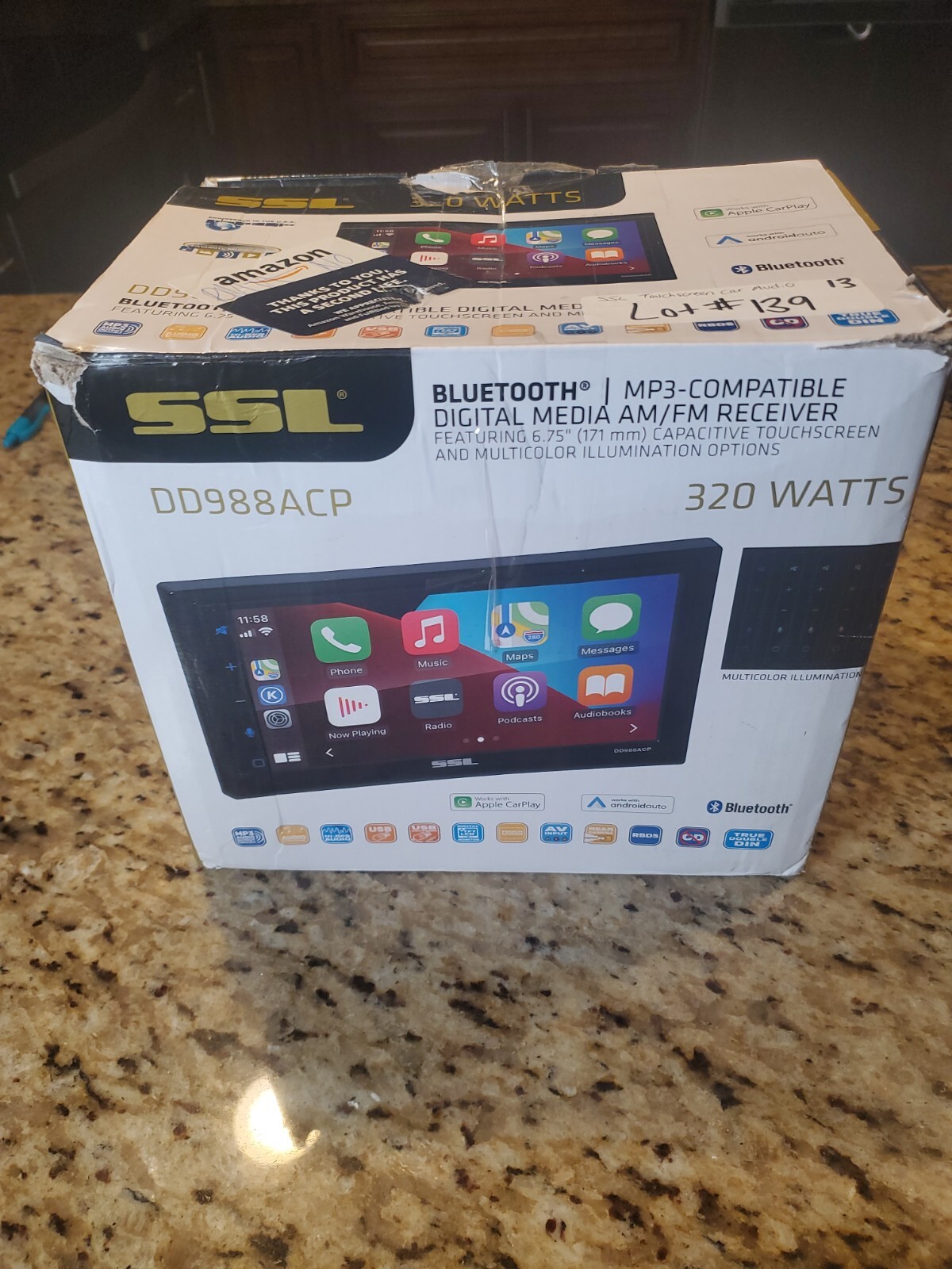 Sound Storm Laboratories DD988ACP Car Audio Stereo System