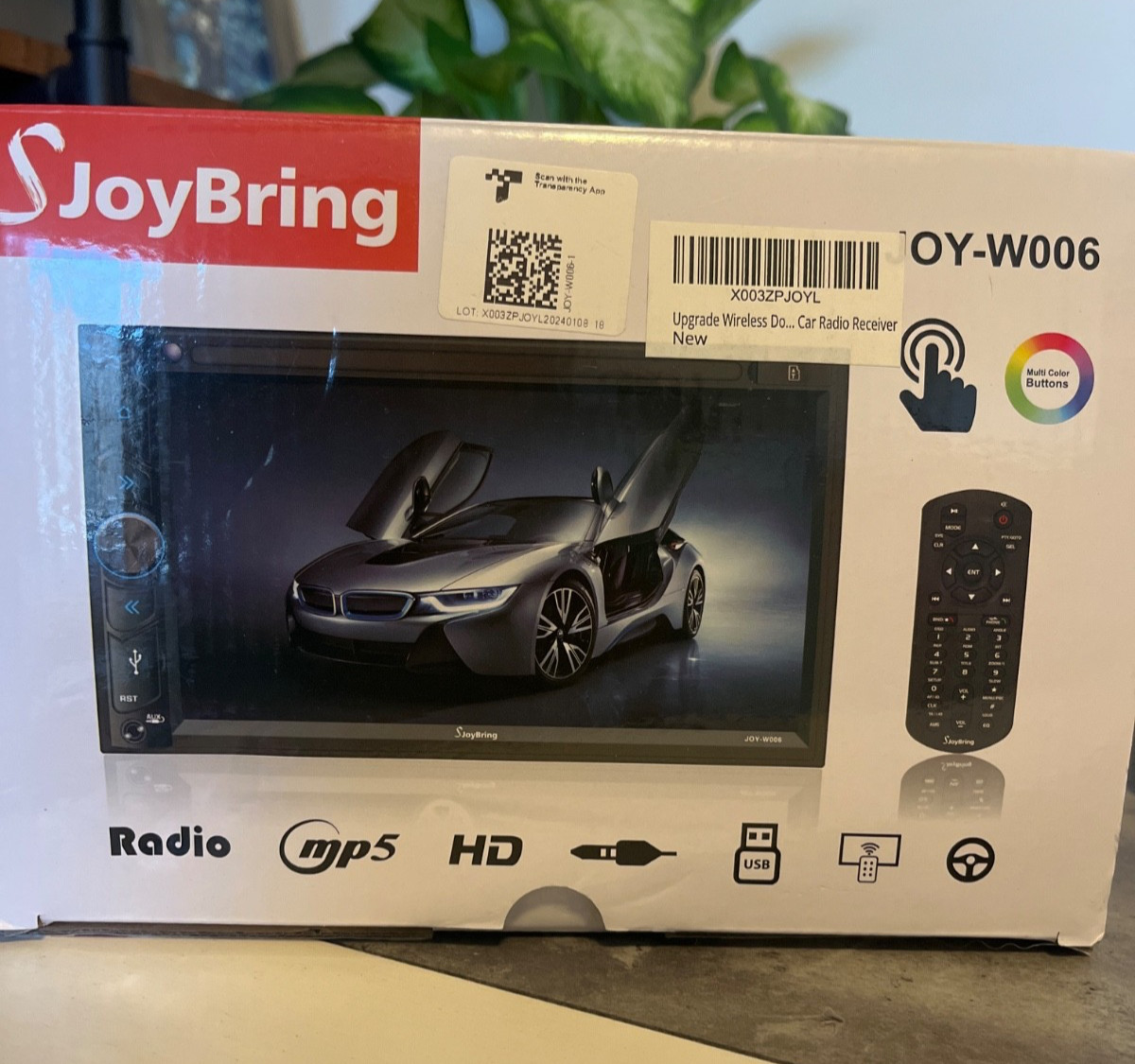 SJoyBring JOY-W006 Double Din Wireless Car Stereo 7″ Screen Car Radio Receiver