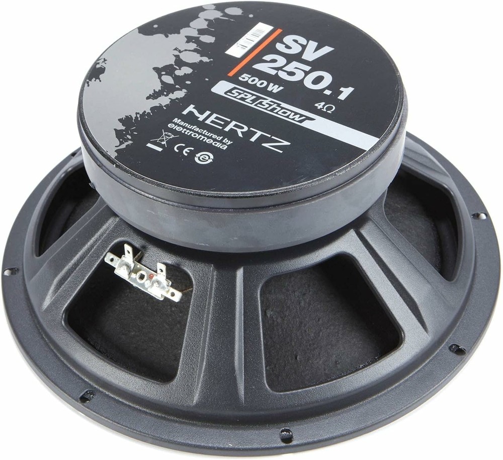 Hertz SV 250.1 10″ SPL Show Series 4-ohms Midrange Car Speaker