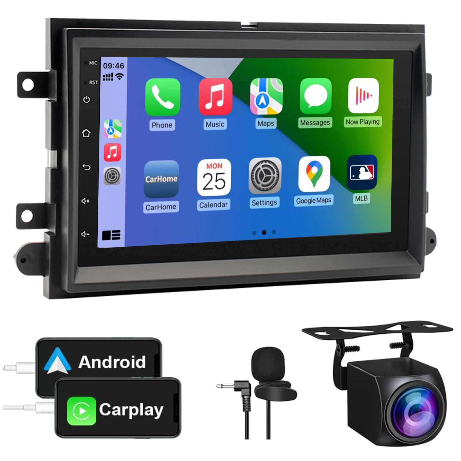 Apple Carplay For 2004-2008 Ford F150 F-150 Car Radio Android 13 GPS Navi Player
