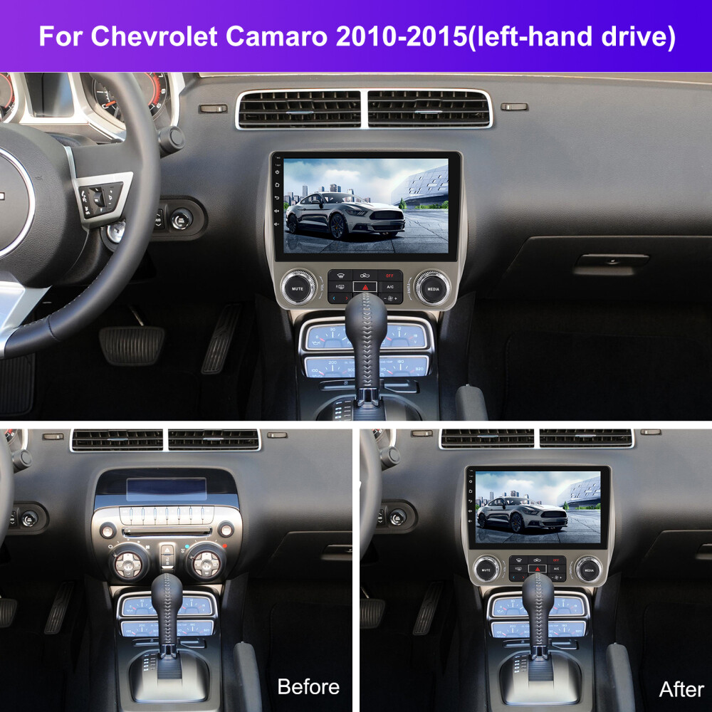 32GB Android 12 Car Radio Navi GPS Stereo For Chevrolet Camaro 2010-2015 +Camera