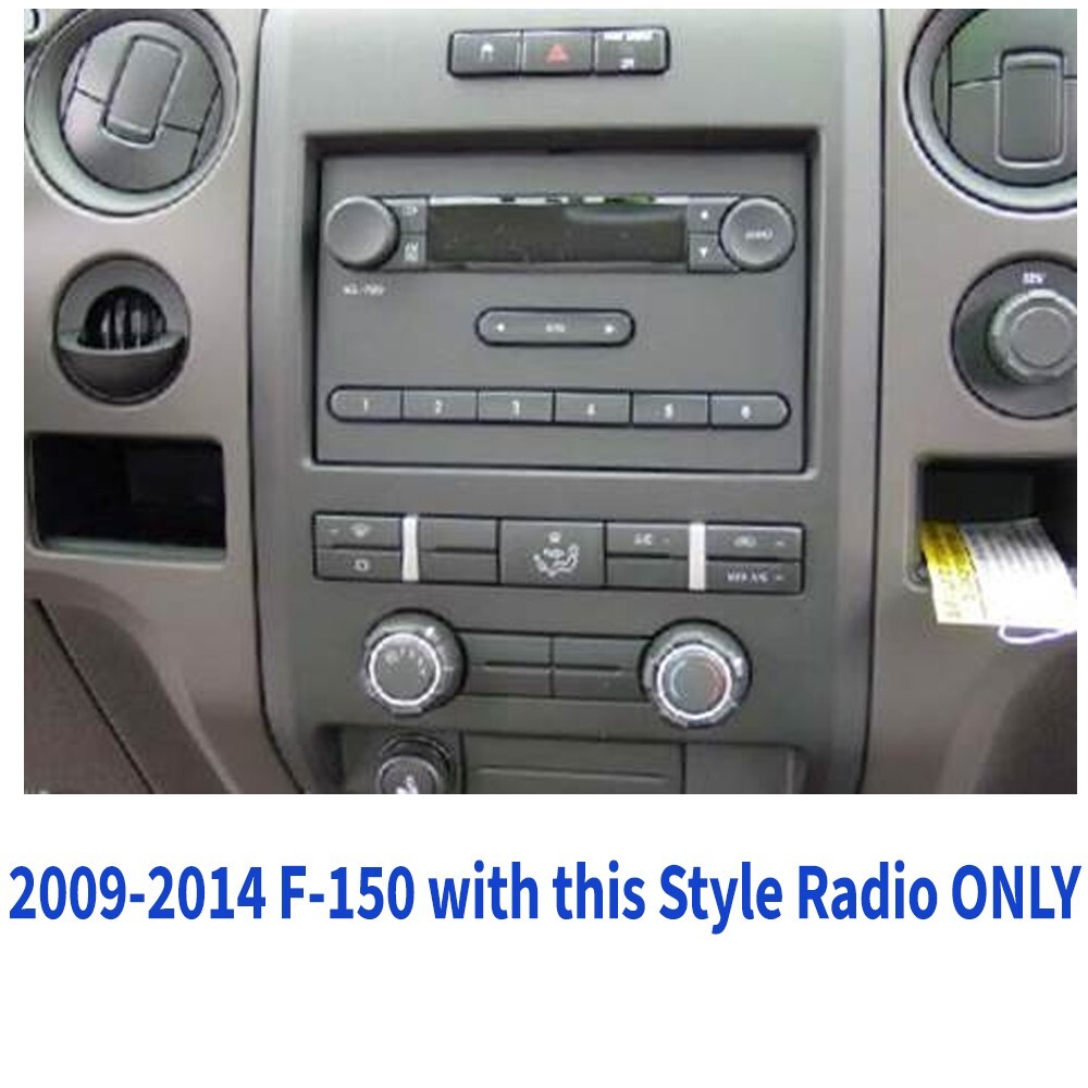 6.2″ CD/DVD Receiver & 6×8″ Front/Rear Speakers Package for 2004-2014 Ford F-150