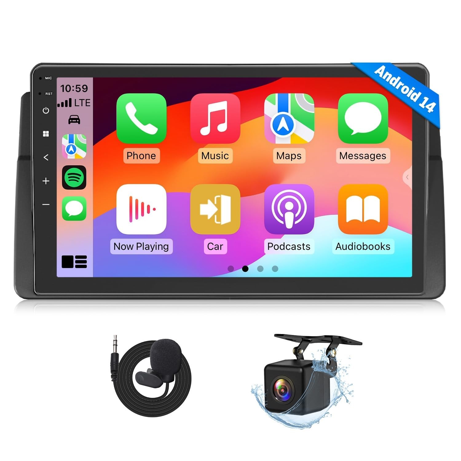 Eonon Car Stereo 4+64GB for BMW 3 Series 325i 330i M3 (E46) 1998-2006, Androi…