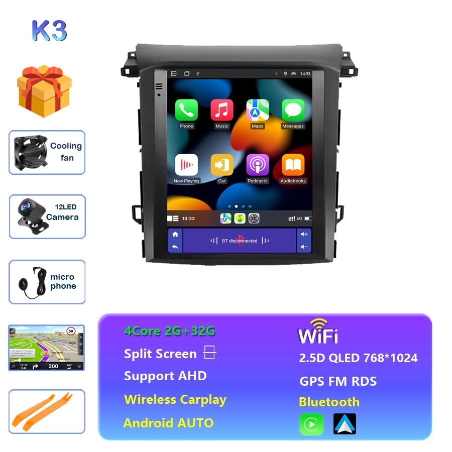 9.7″ Android Car Radio Stereo for Subaru Forester XV Impreza 2018 2019 2020 2021
