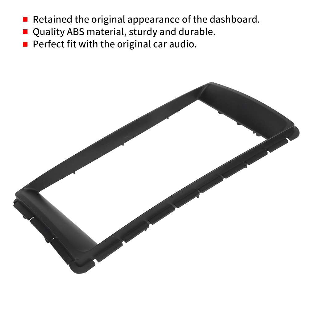 2Din 7in Navigation Fascias Frame DVD Radio Player Panel Trim Fits For