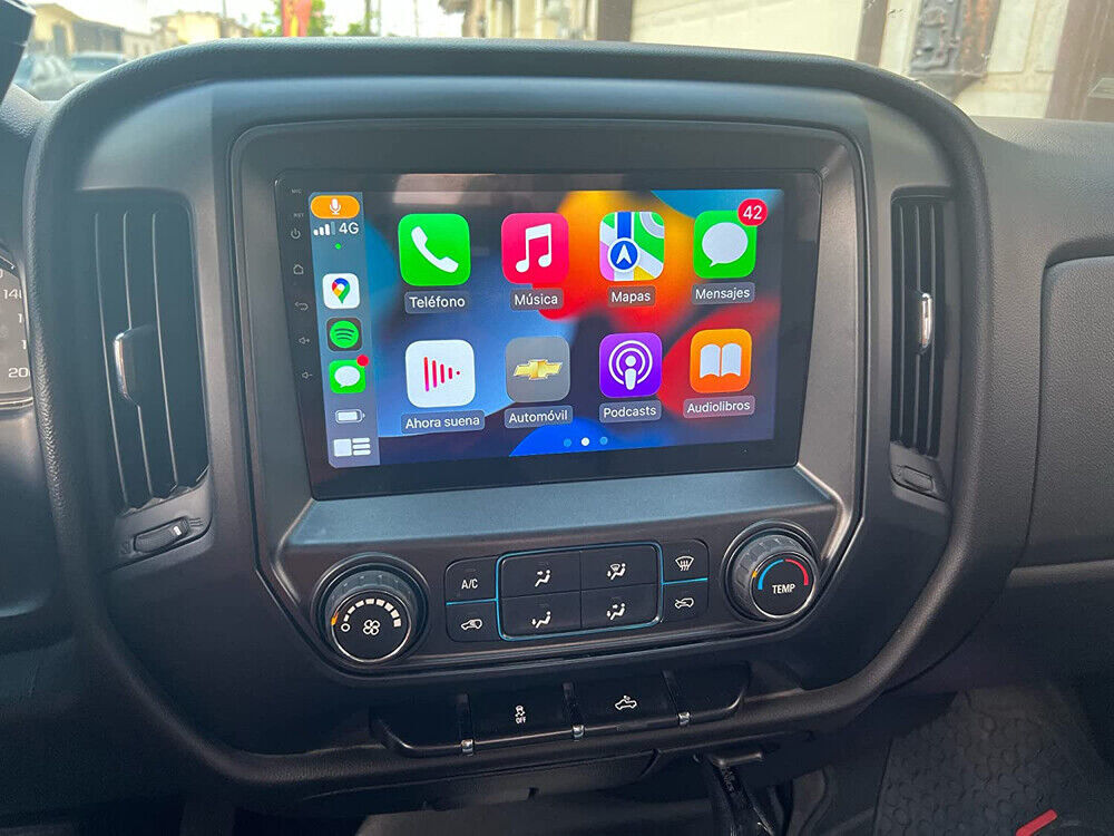 Apple Carplay For 2014-2018 Chevrolet Silverado GMC Sierra Car Stereo Radio GPS