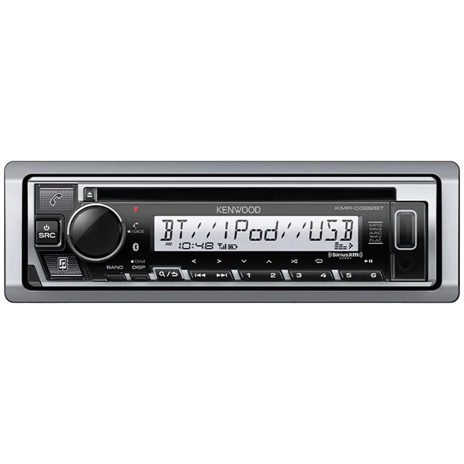Kenwood KMR-D382BT Single DIN USB Bluetooth CD Player Radio