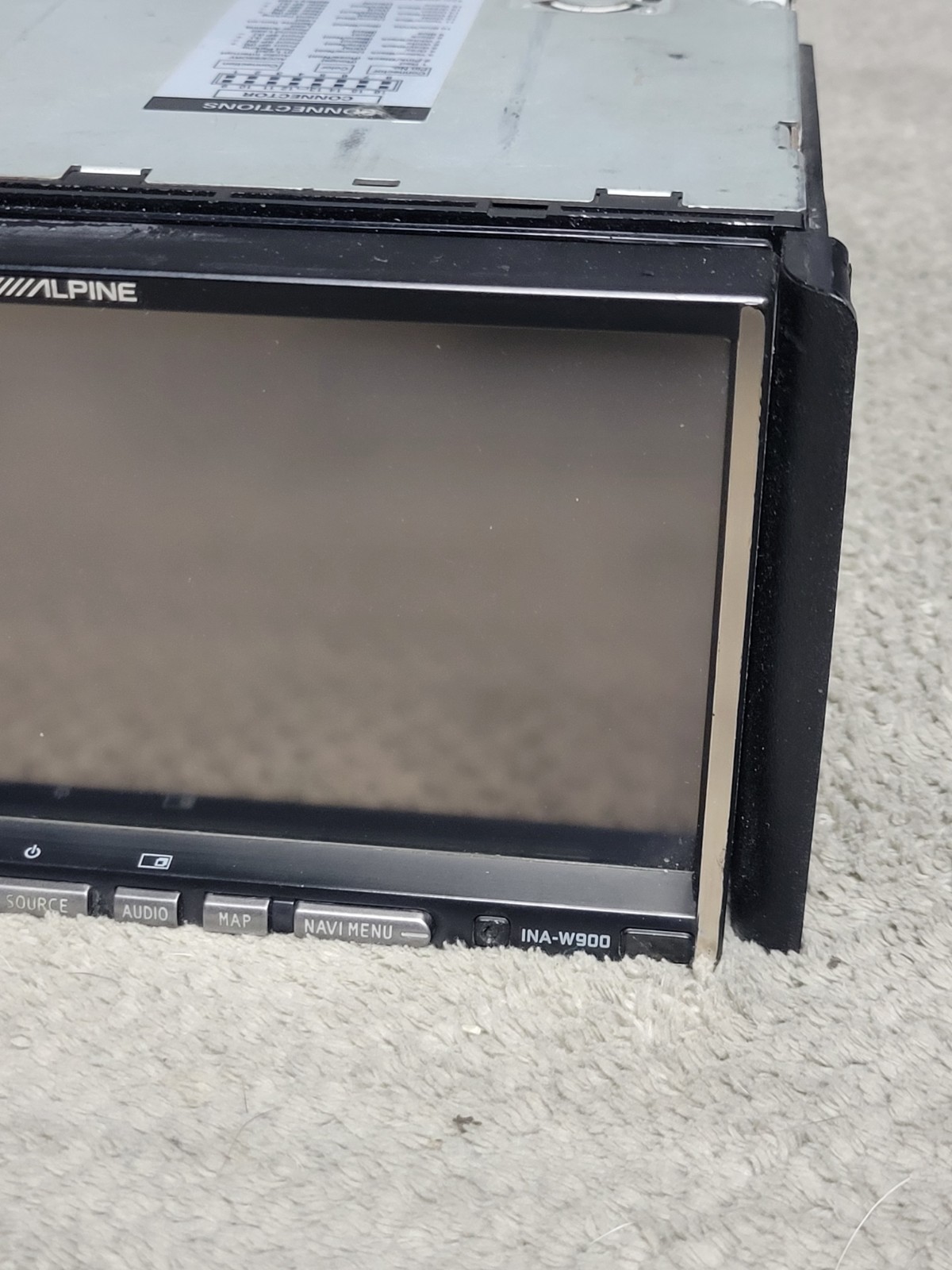 Alpine INA-W900 Navigation System Receiver 7″ Color Display 2-DIN DVD/CD Unit