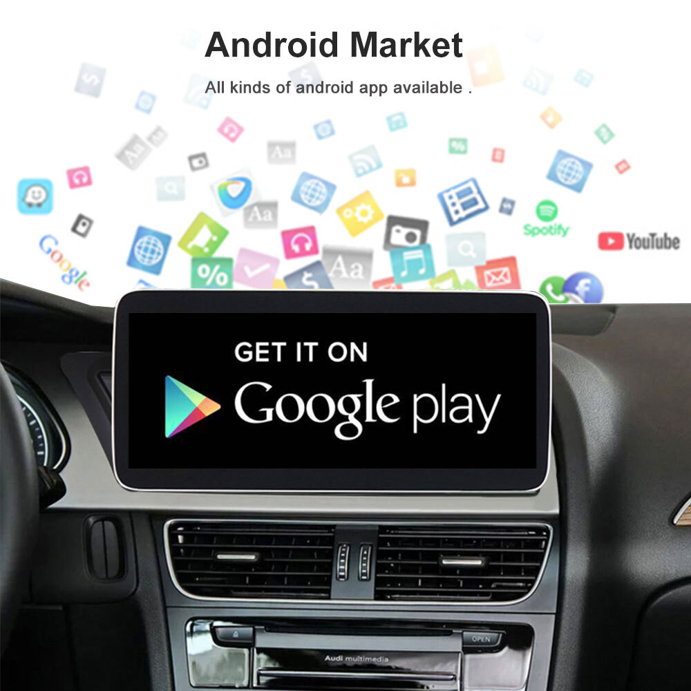 8.8″HD Car Stereo Player for Audi A4 A5 2009-2015 GPS Phonelink Wireless Carplay