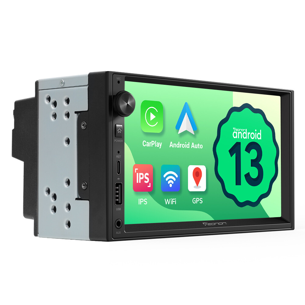 Eonon 7″ Car Stereo Double 2DIN GPS NAVI Wireless CarPlay & Android Auto 13 WiFi