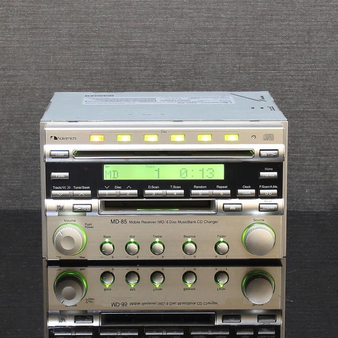 Nakamichi MD-85 Car Audio 6 CD Changer MD Player 24bit DAC Mint Pre-owned Japan