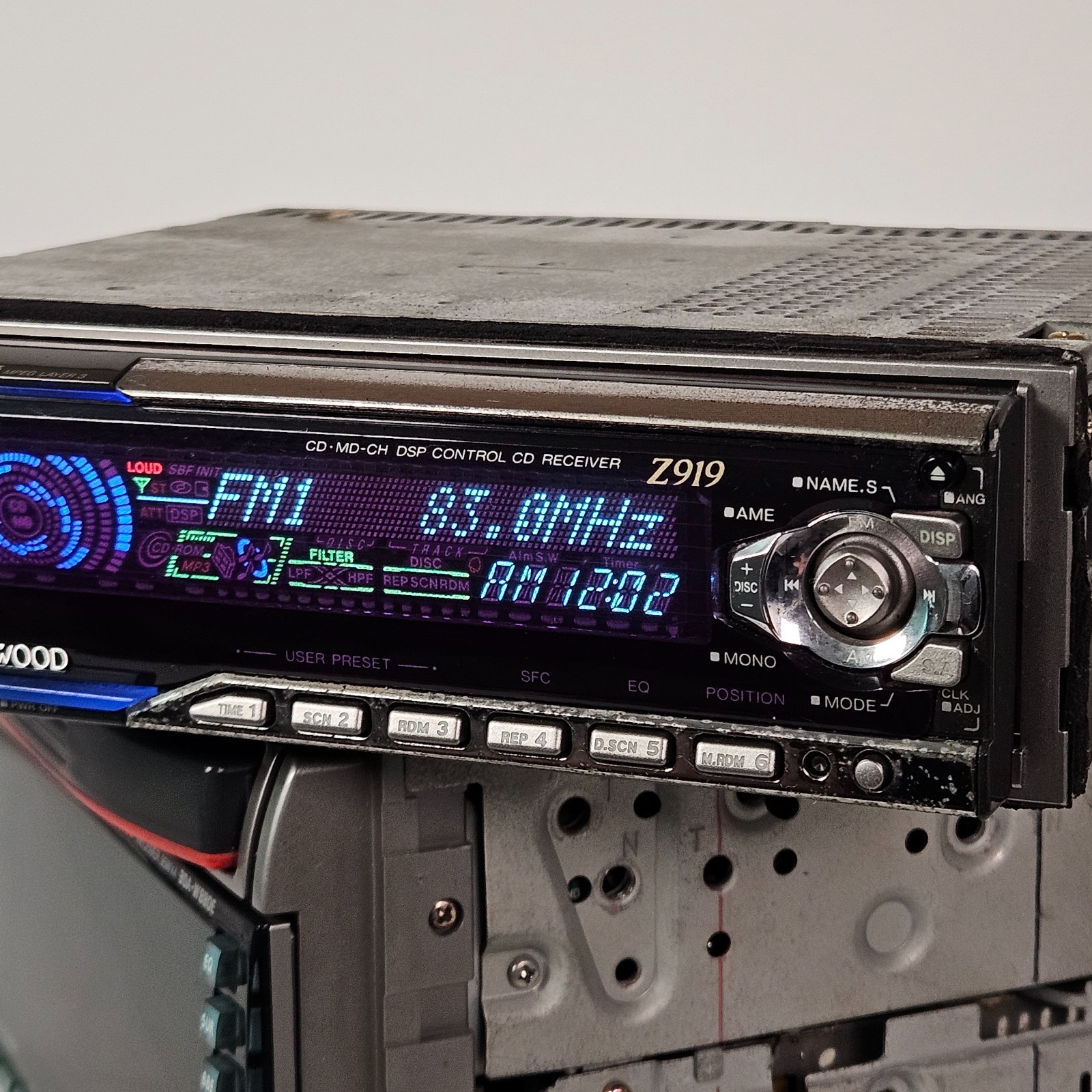 Kenwood Z919 System E’s Pro CD Receiver DSP Equalizer JDM Vintage Car Audio