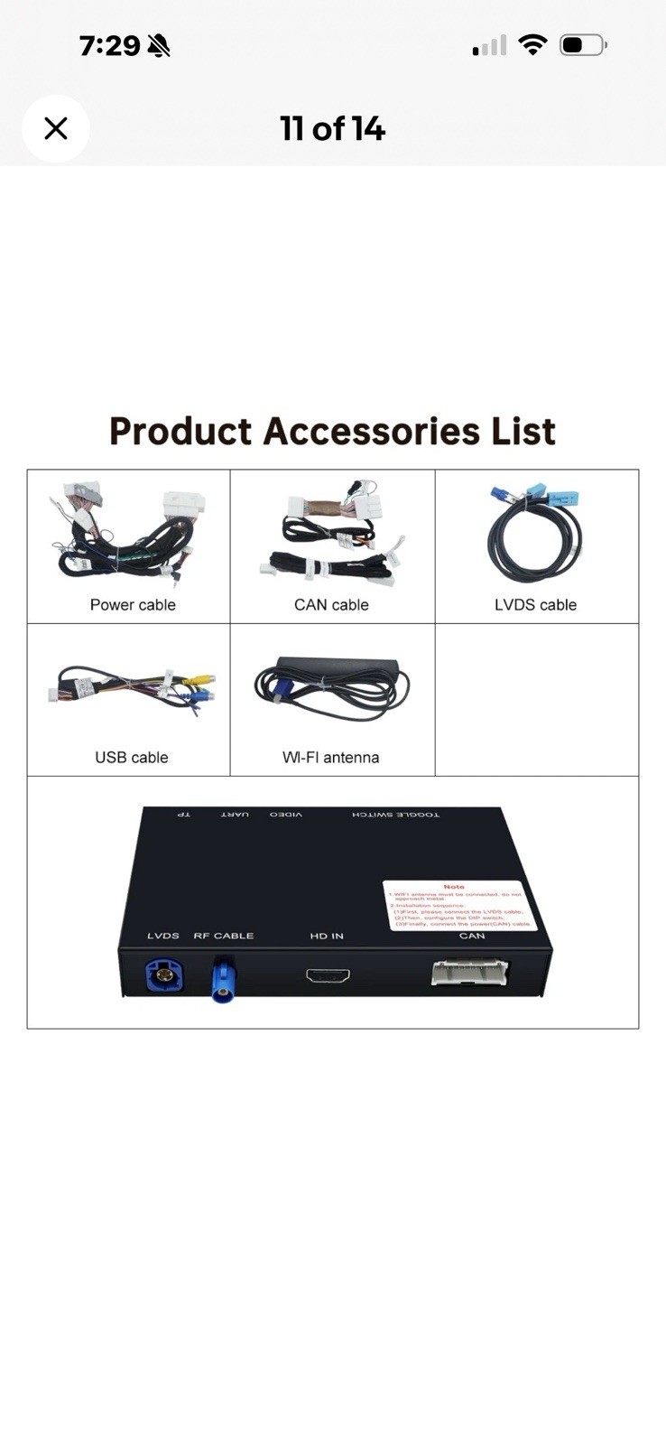 For Lexus IS NX ES RX GS UX CT LX LC RC 2014-2020 Wireless Carplay Andriod Auto