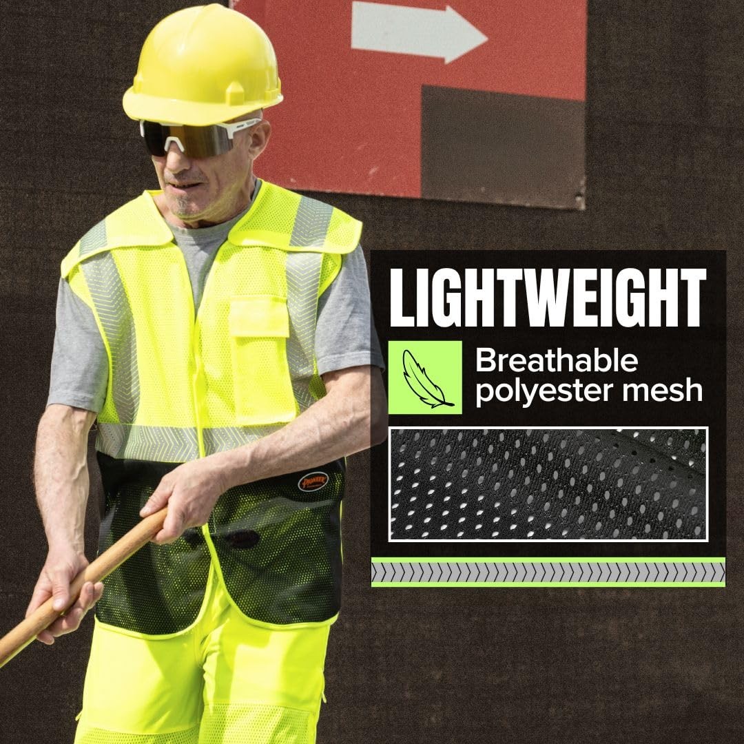 Hi Vis Breakaway Vest for Men & Women – High Visibility Class 2 Safety Vest w…