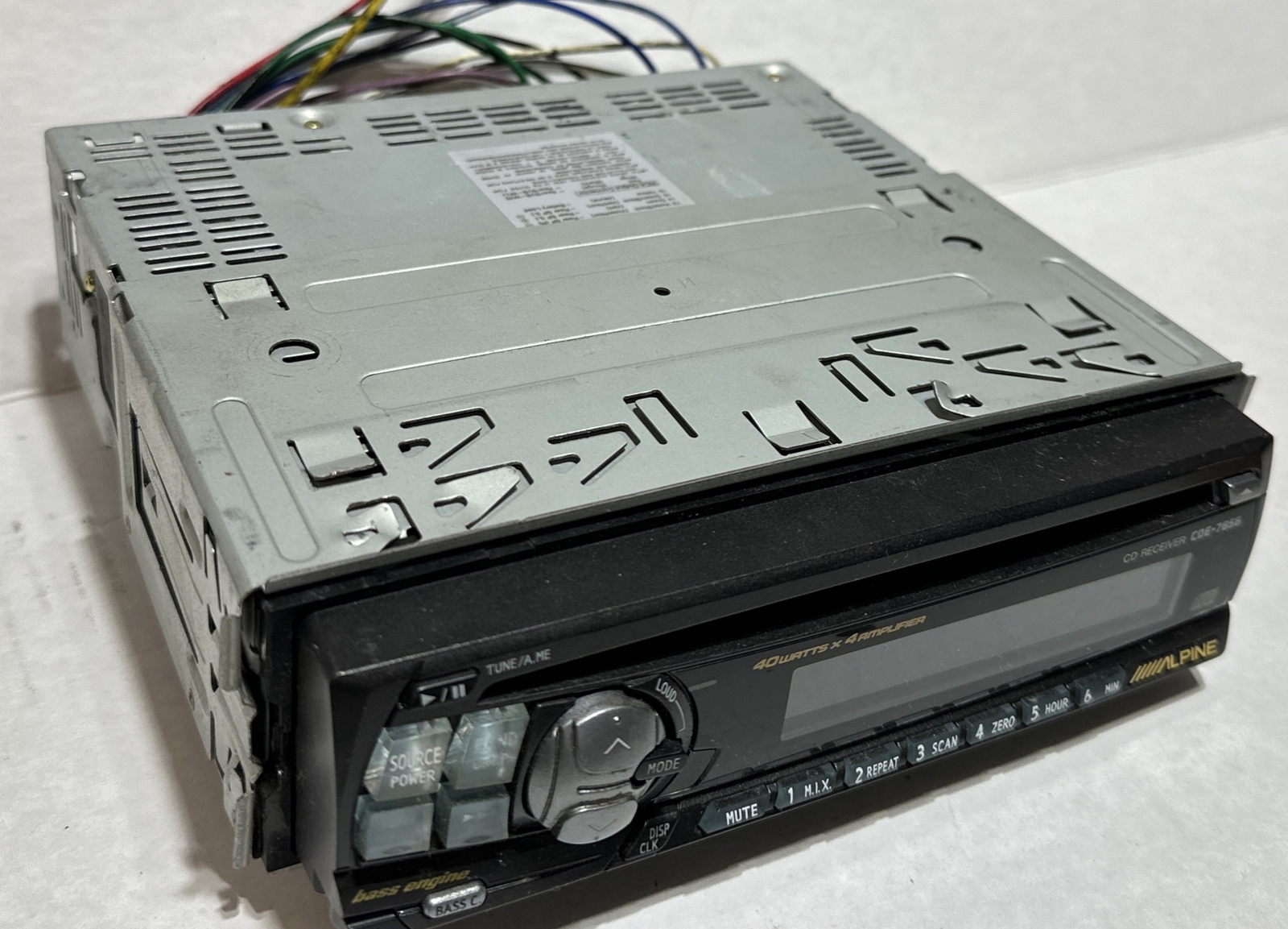 Alpine CDE-7856 CD Receiver CD Car Stereo Am/Fm ((C-2))