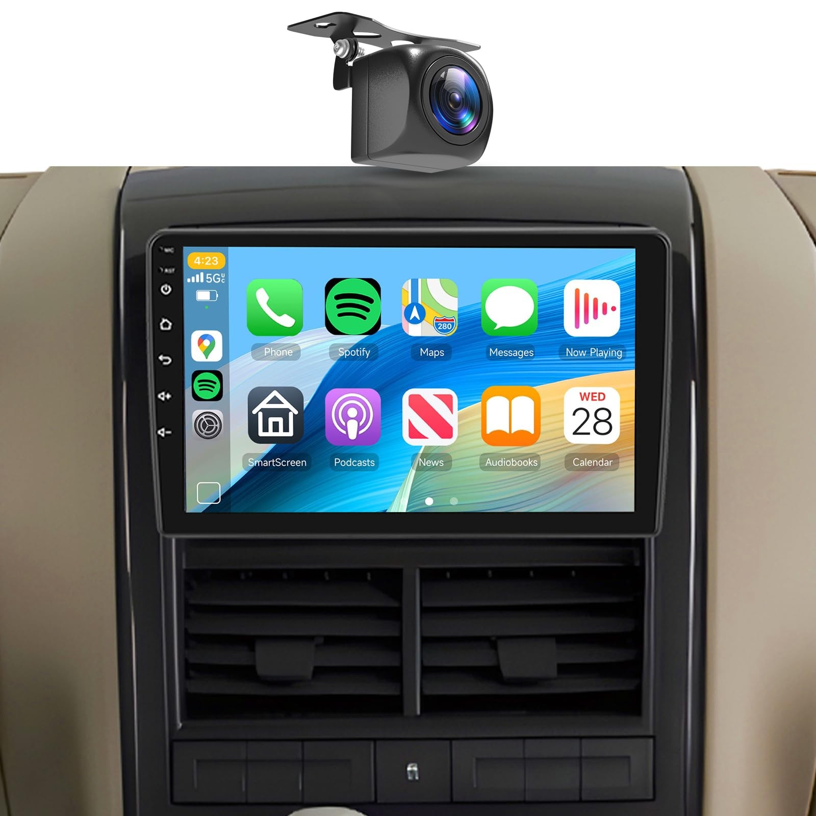 8Core4+64G Car Stereo for Ford Explorer 2005-2010 Wireless CarPlay/Android Au…